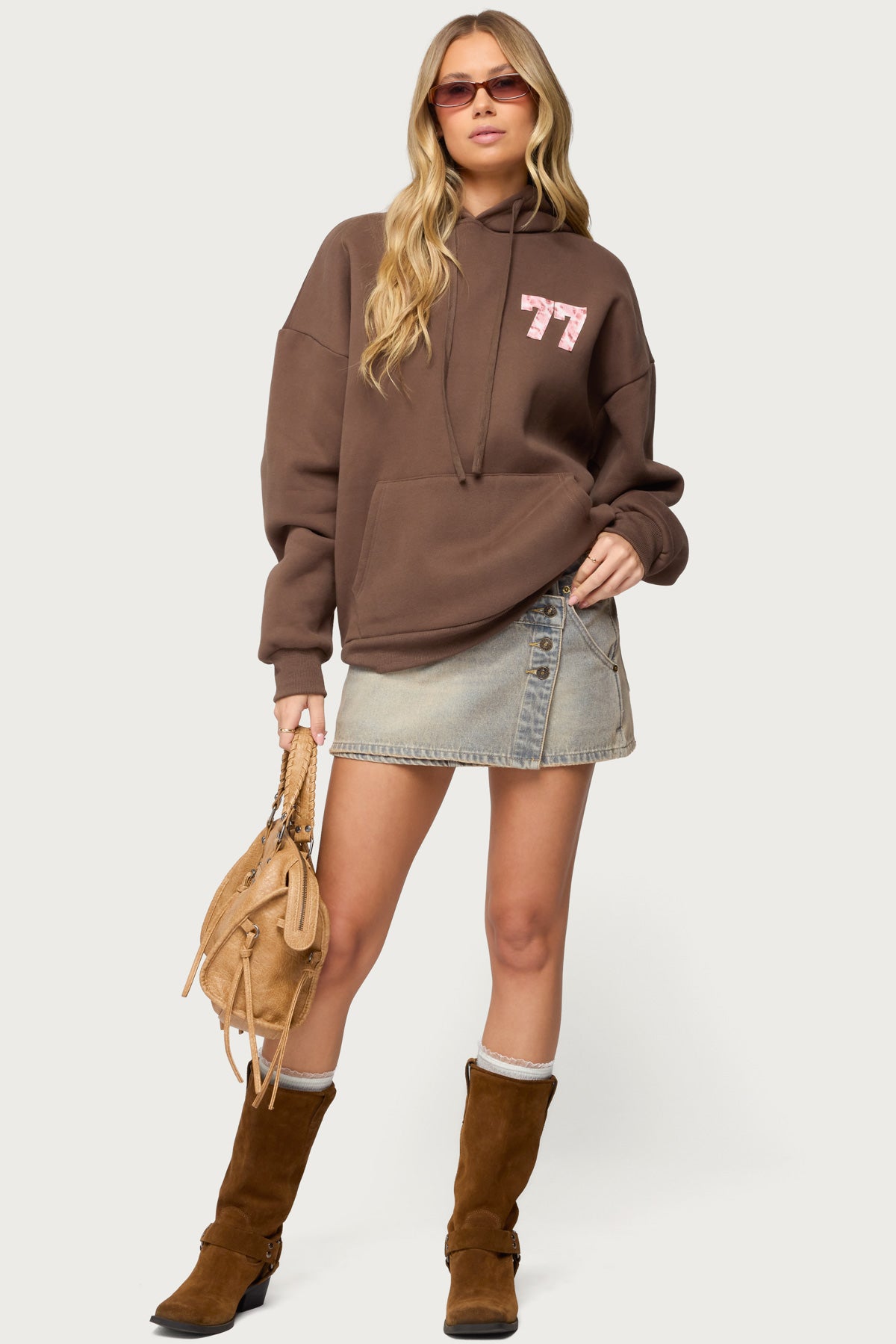 Leopard 77 Oversized Hoodie - Image 2