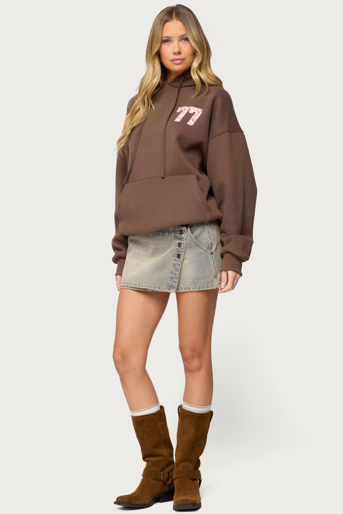 Leopard 77 Oversized Hoodie - Image 4