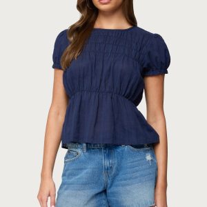 Maricella Gathered Tiered Top