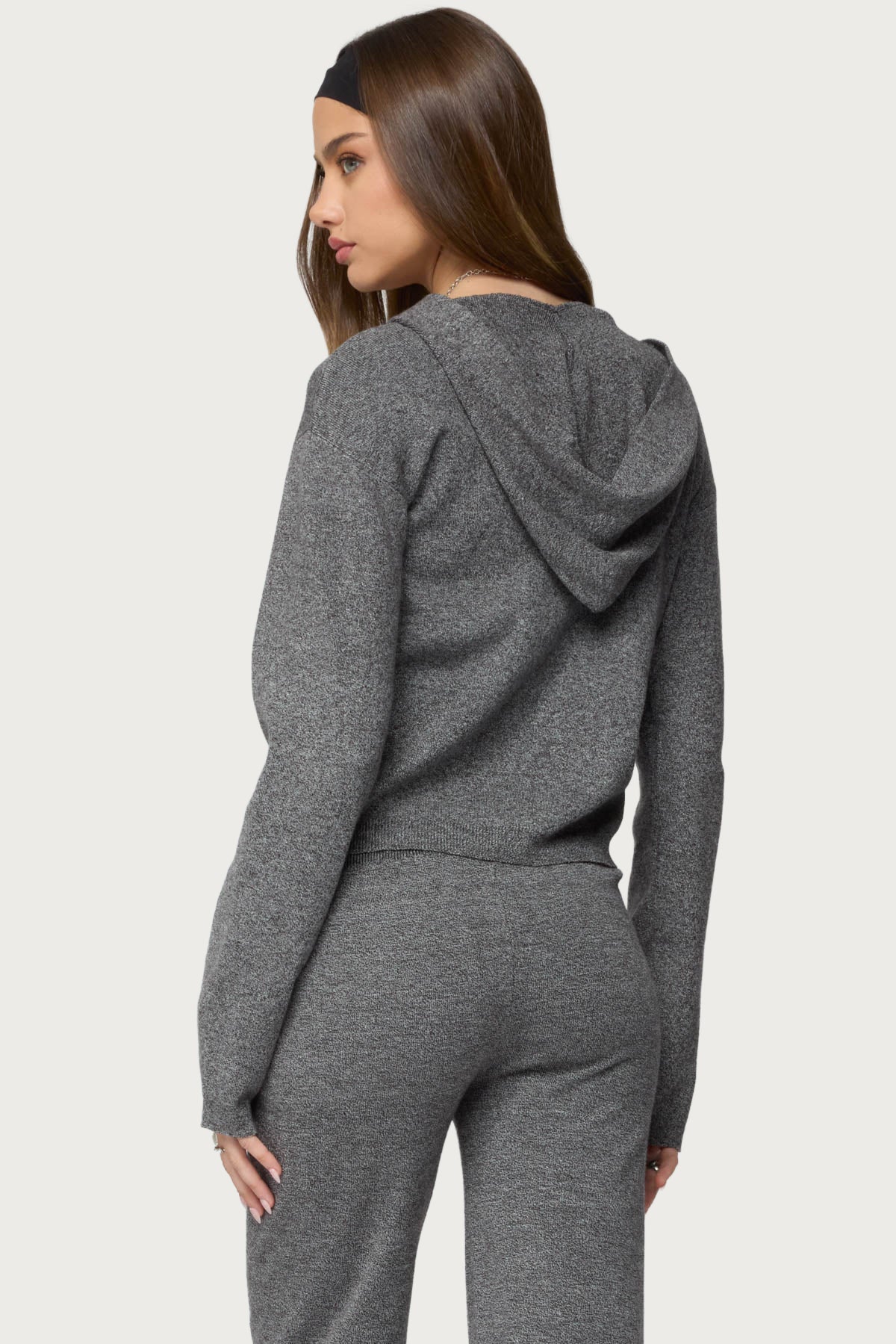 Ayah Knit Zip Up Hoodie - Image 5