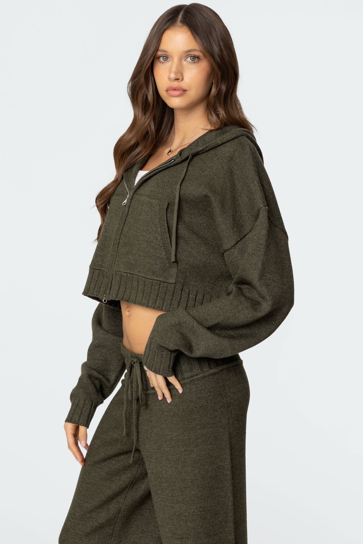 Russell Knit Hooded Cardigan - Image 3