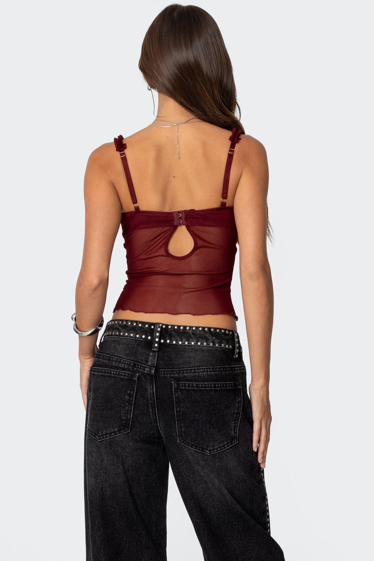 Mercy Sheer Mesh Bra Top - Image 5