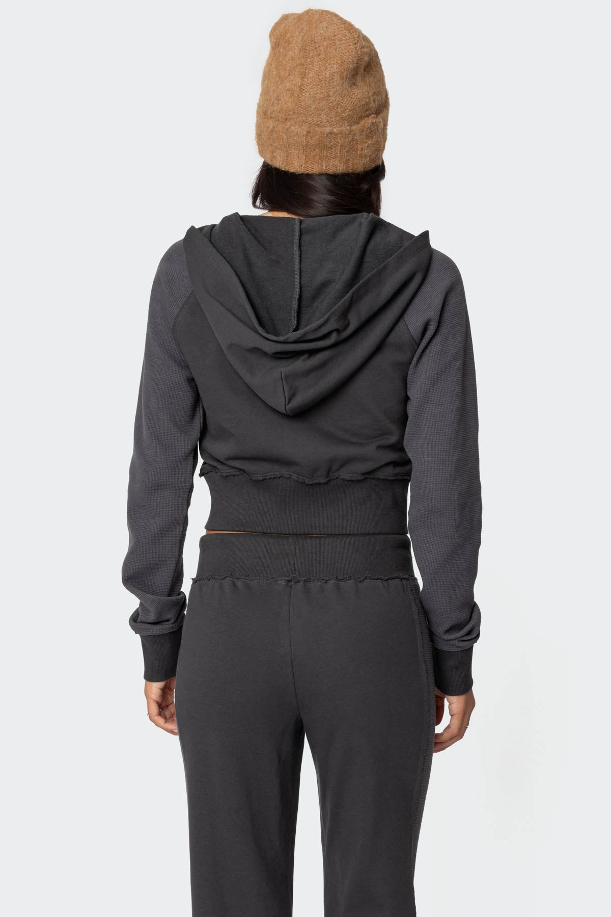 Chandler Waffle Zip Up Hoodie - Image 5