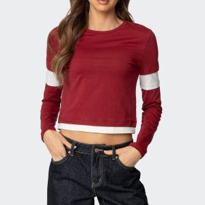 Paula Layered Long Sleeve T Shirt
