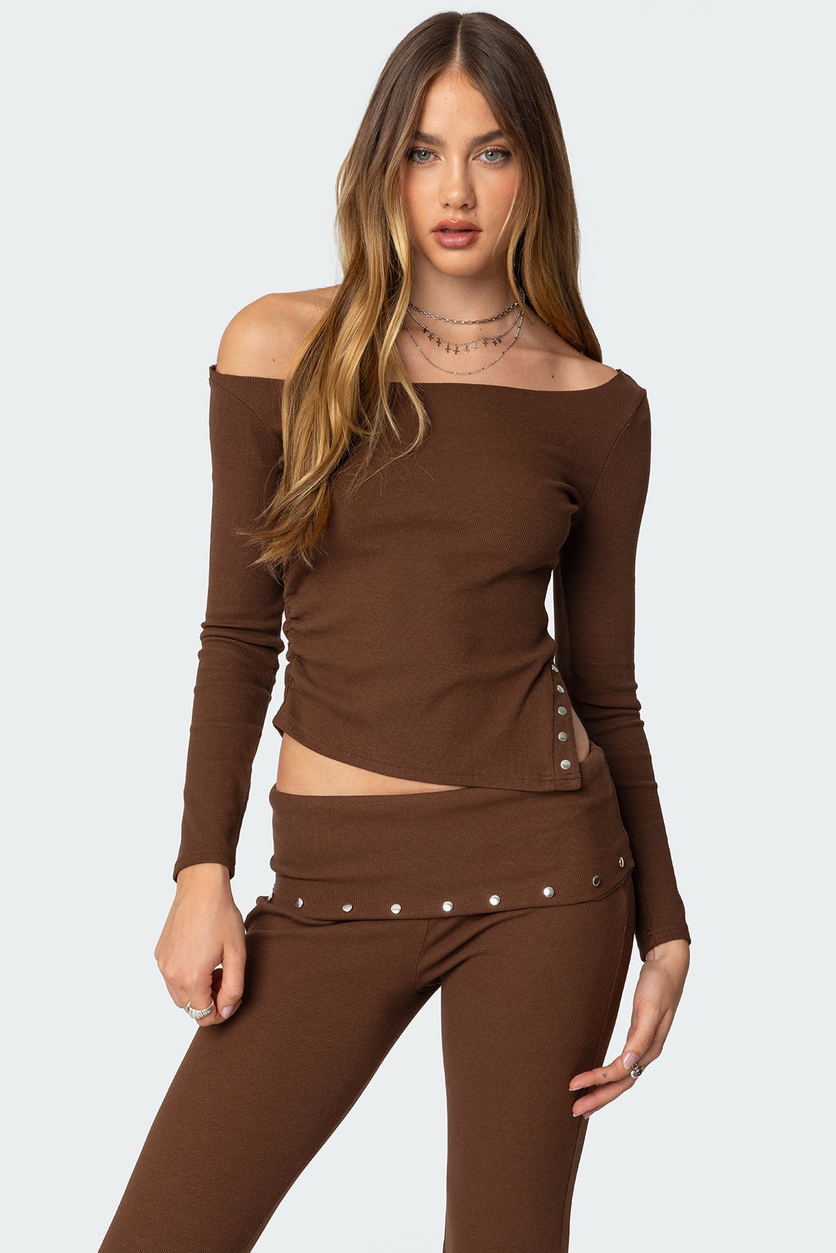 Aries Studded Asymmetric Top - Image 3