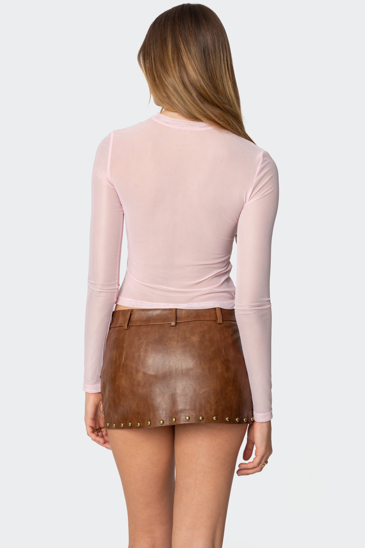 Vita Vintage Printed Mesh Top - Image 5