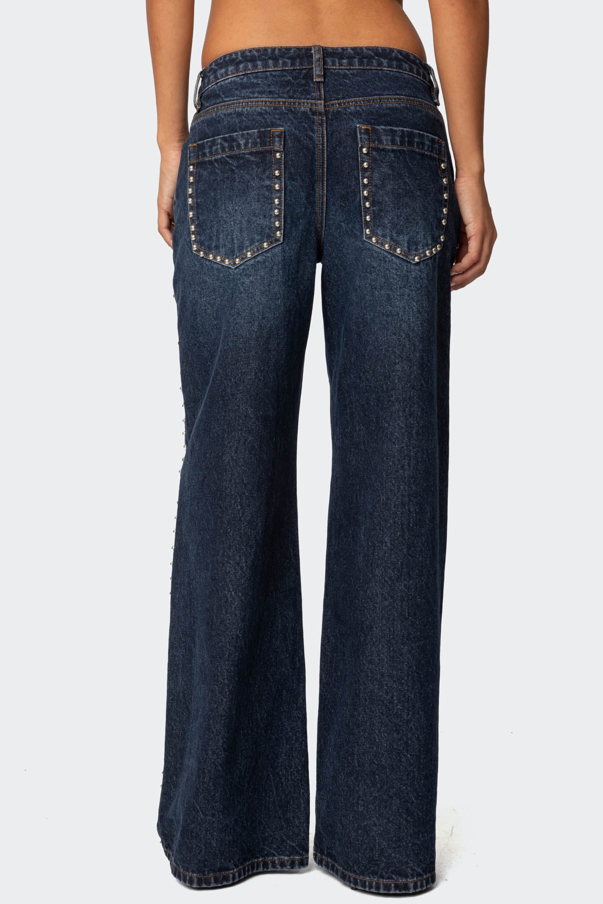 Stassie Studded Low Rise Jeans - Image 5