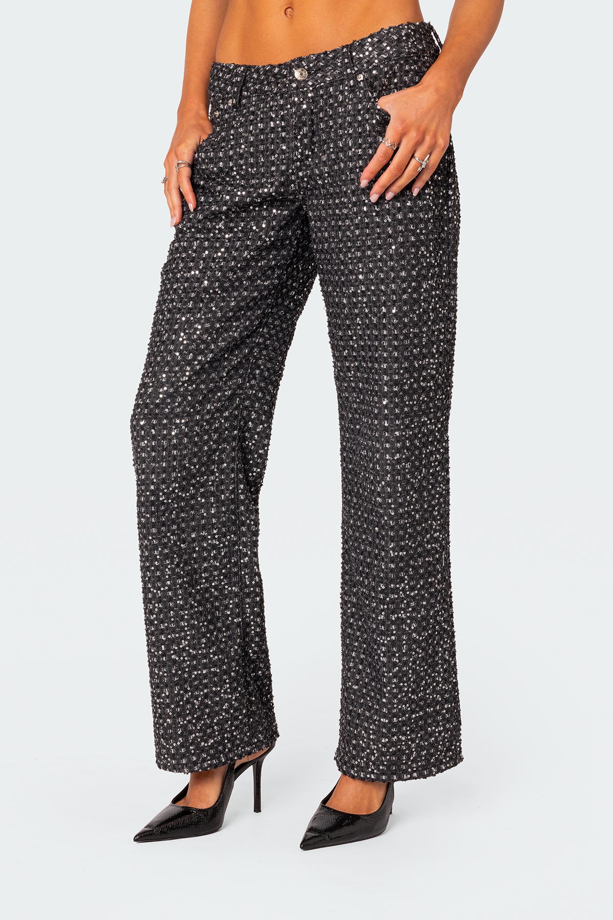 Nyah Sequin Loose Fit Jeans - Image 2