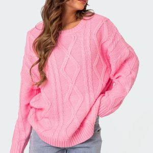 Kennedy Oversized Cable Knit Sweater