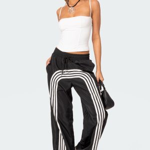 Wilda Striped Nylon Track Pants