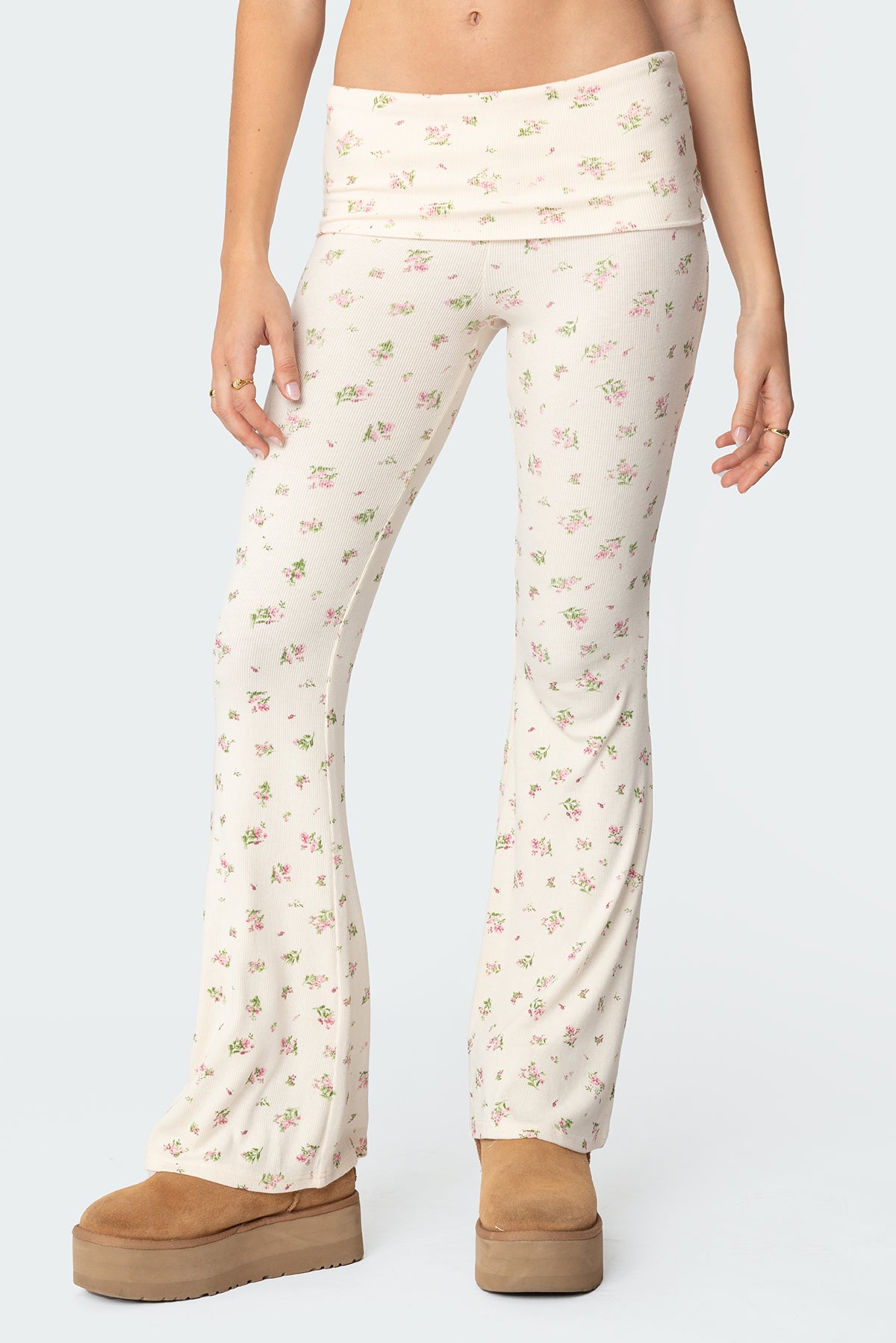 Bloom Baby Fold Over Flared Leggings - Image 2