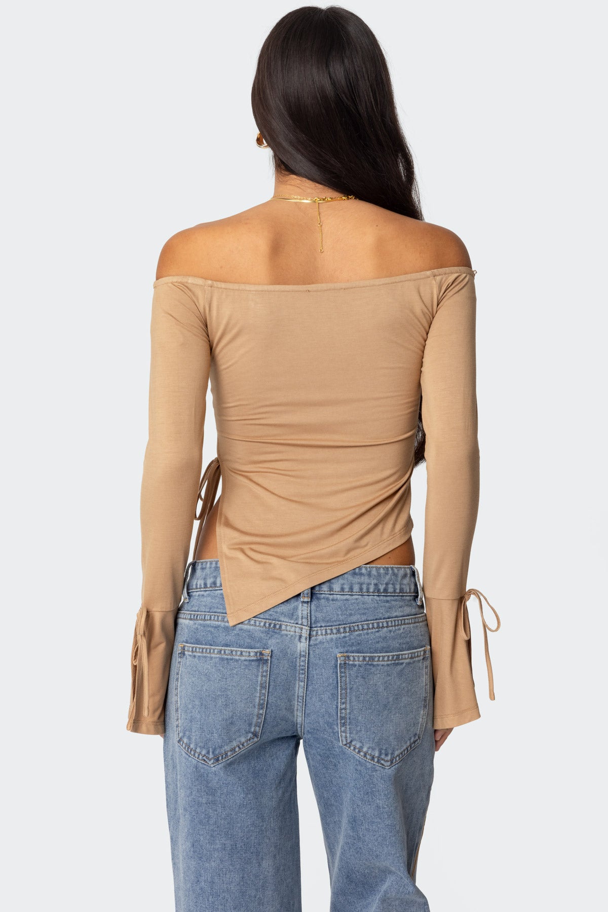 Jeni Asymmetric Off Shoulder Top - Image 4