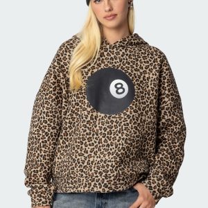Leopard Magic 8 Oversized Hoodie