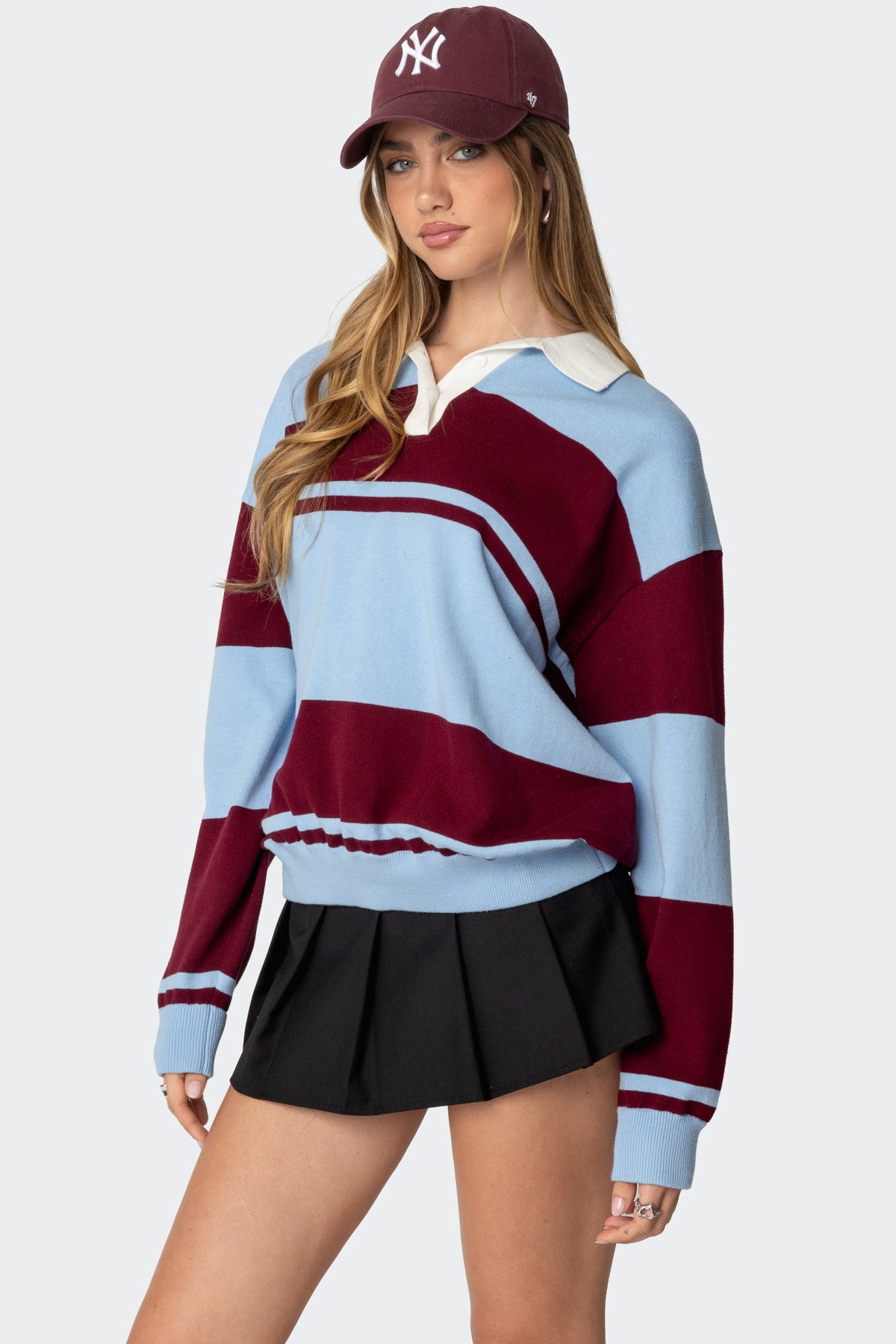 Kian Striped Polo Sweater - Image 3