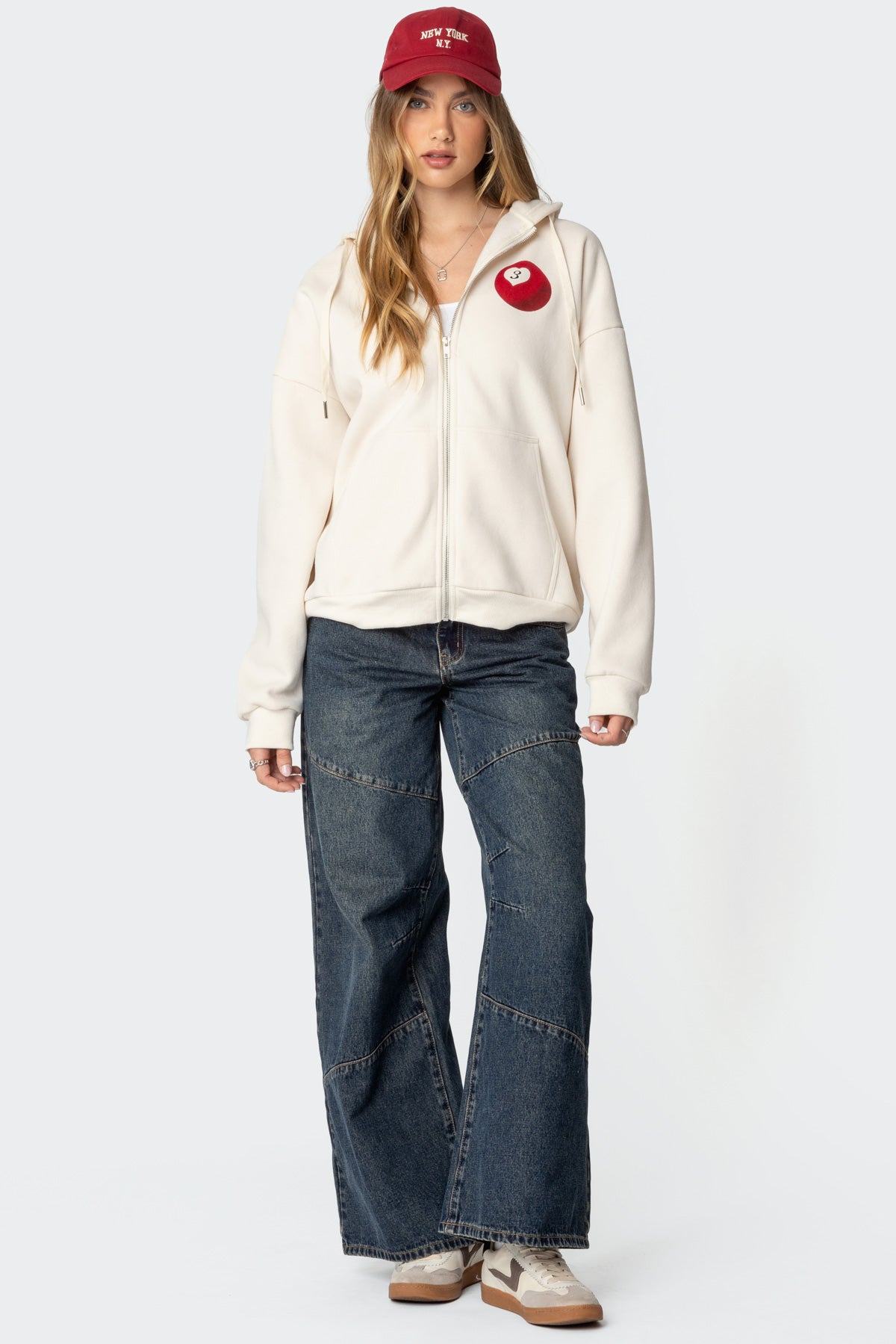 Magic 3 Oversized Zip Up Hoodie - Image 3