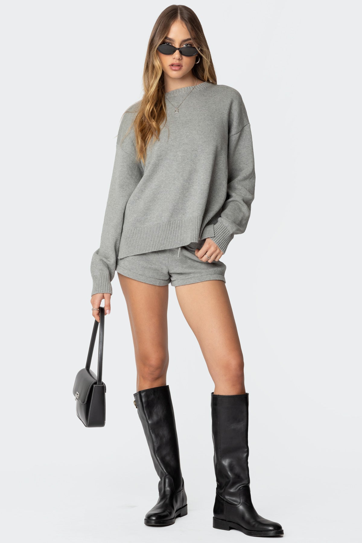 Riley Oversized Knit Sweater - Image 2