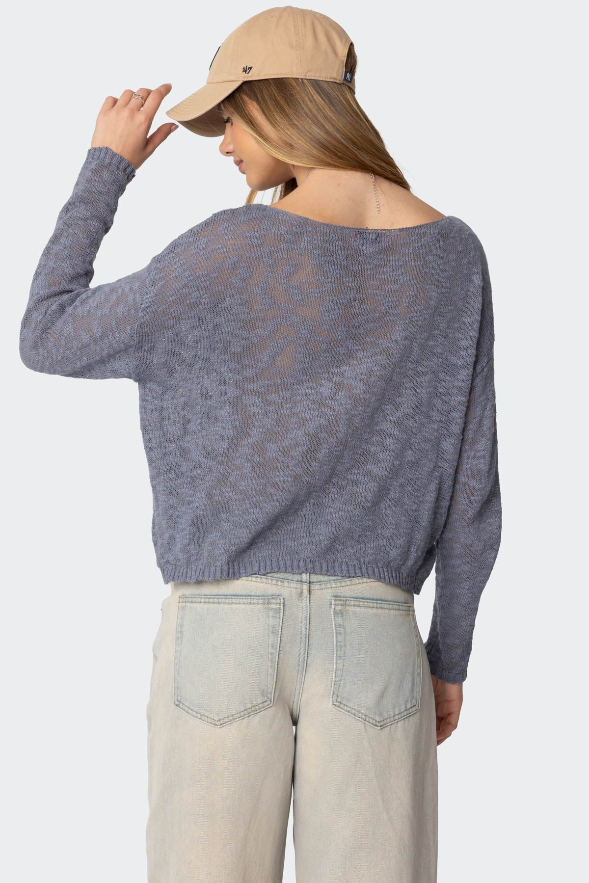 Bri Oversized Boat Neck Sweater - Image 5