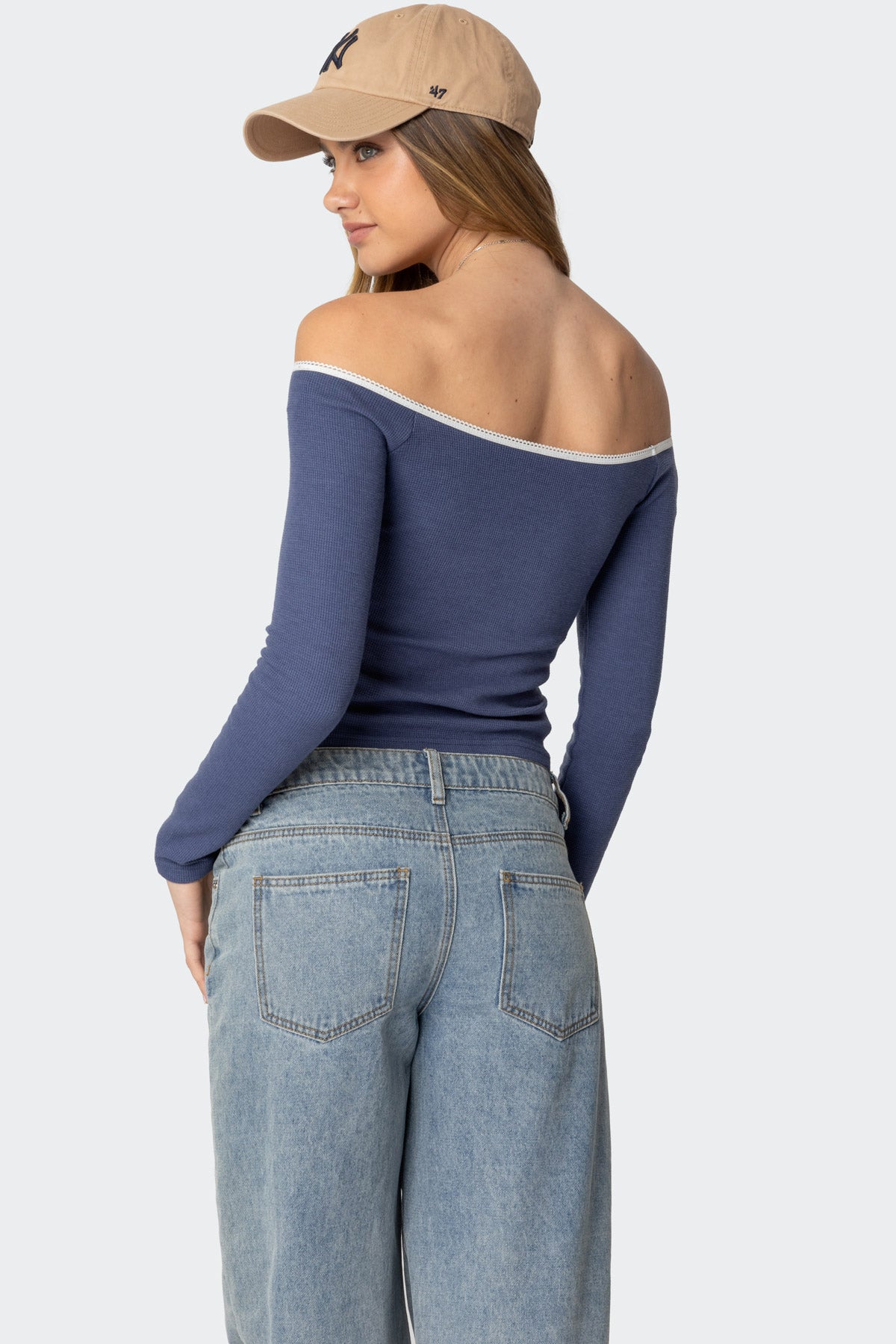 Tal Ruched Off Shoulder Top - Image 4
