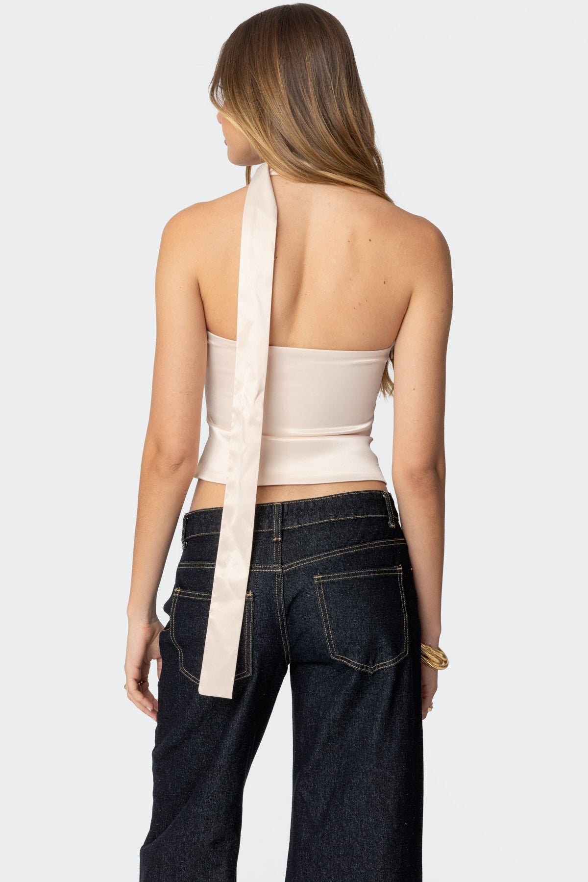 Strapless Two Piece Scarf Top - Image 5