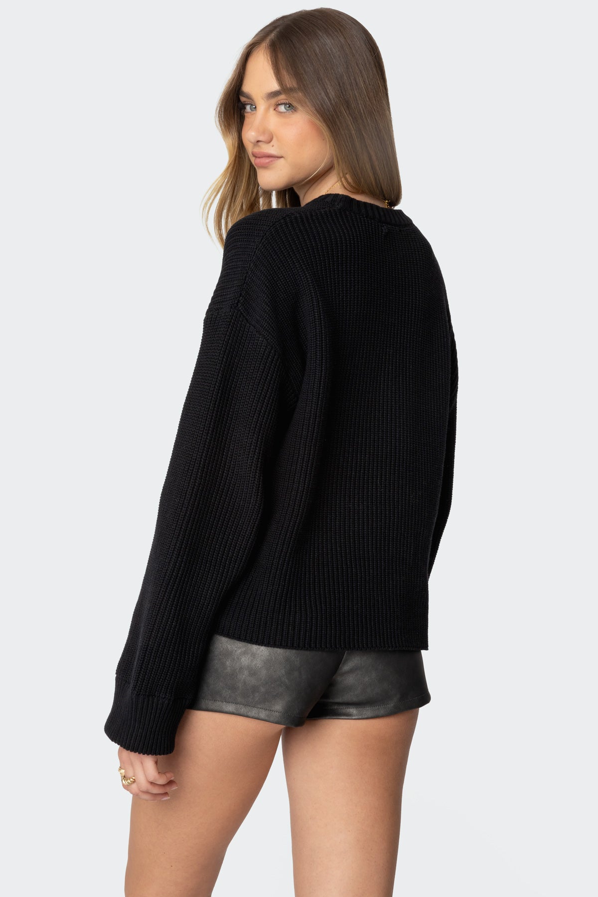 Marleen Oversized Knit Sweater - Image 5