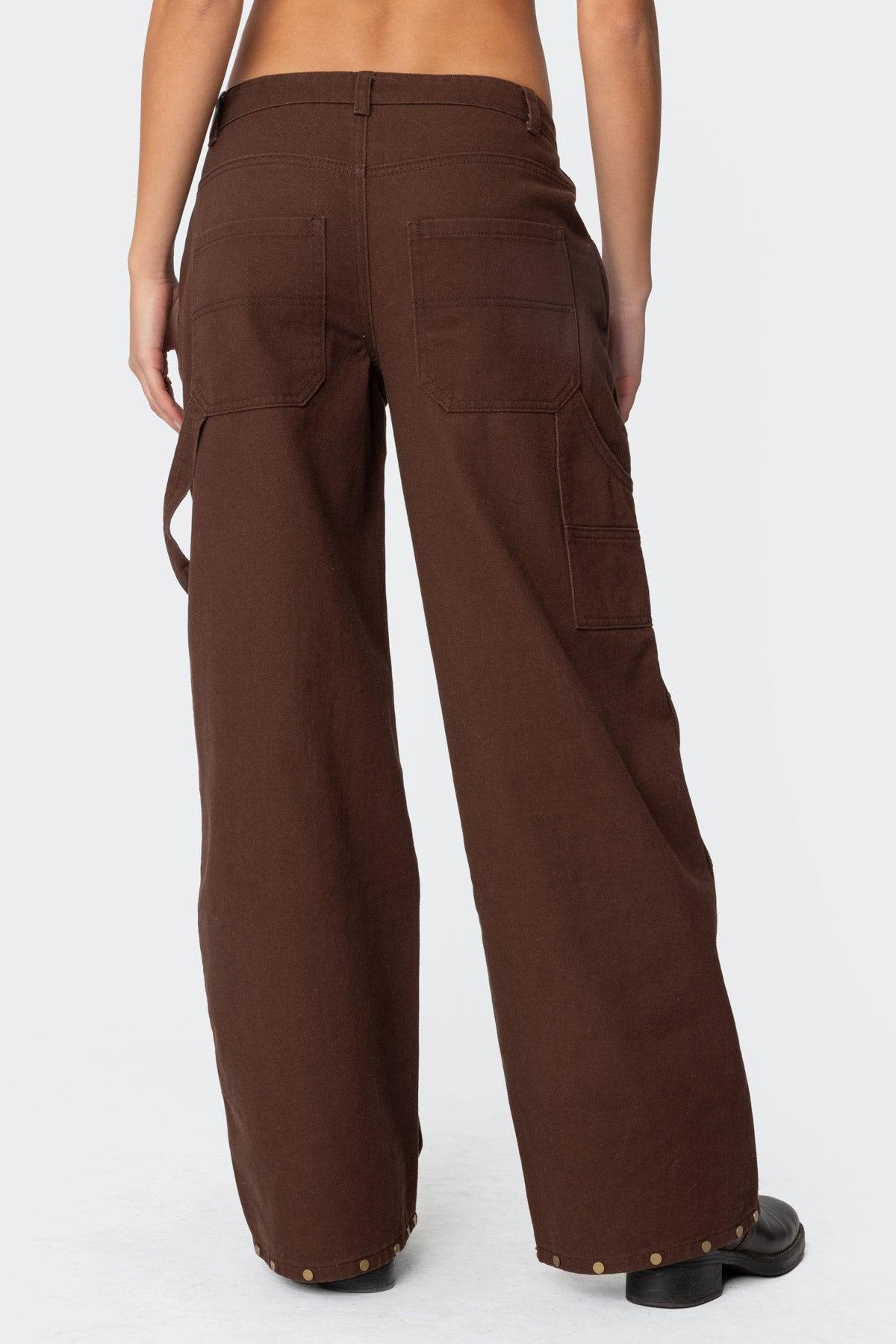 Studded Low Rise Carpenter Jeans - Image 5