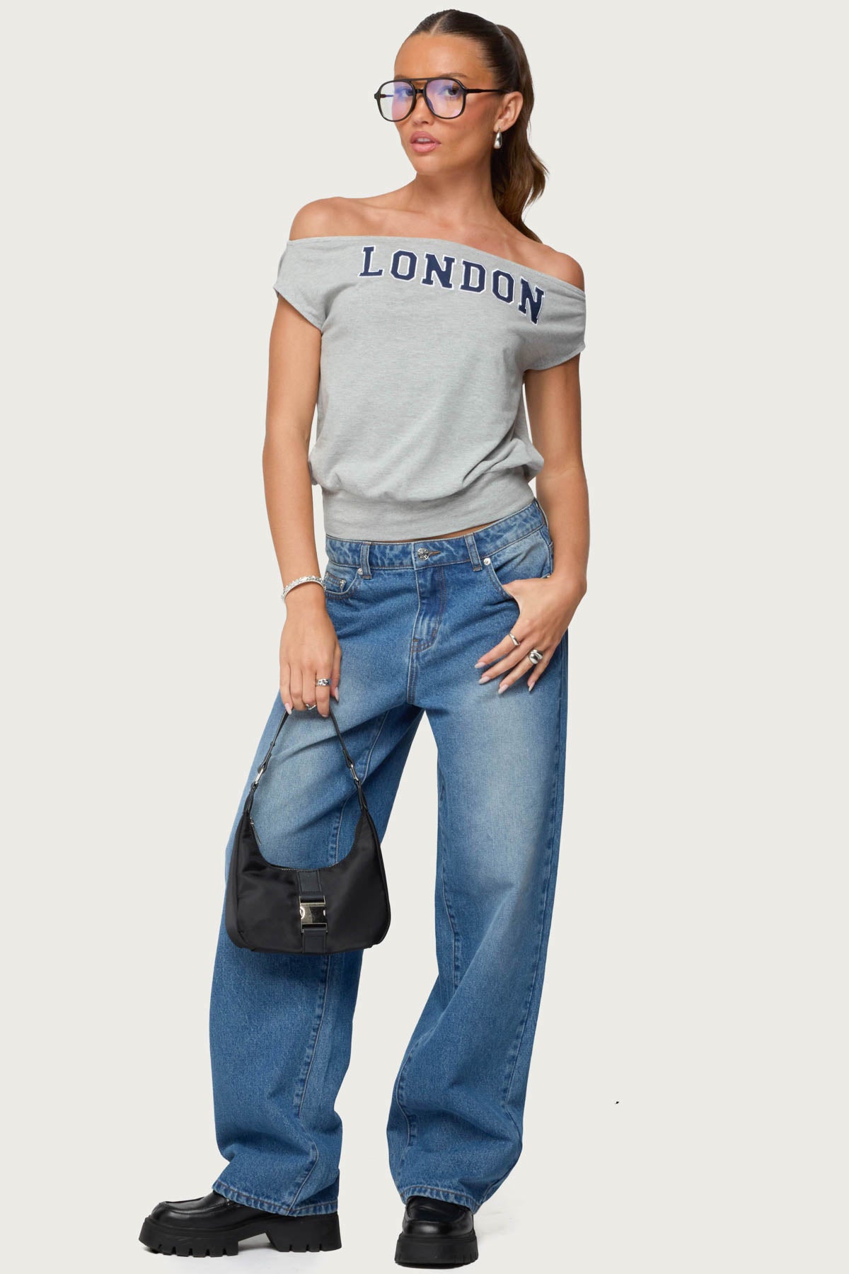 So London Off Shoulder Top - Image 2