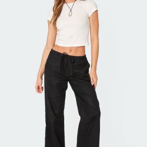 Maison Linen Look Pants