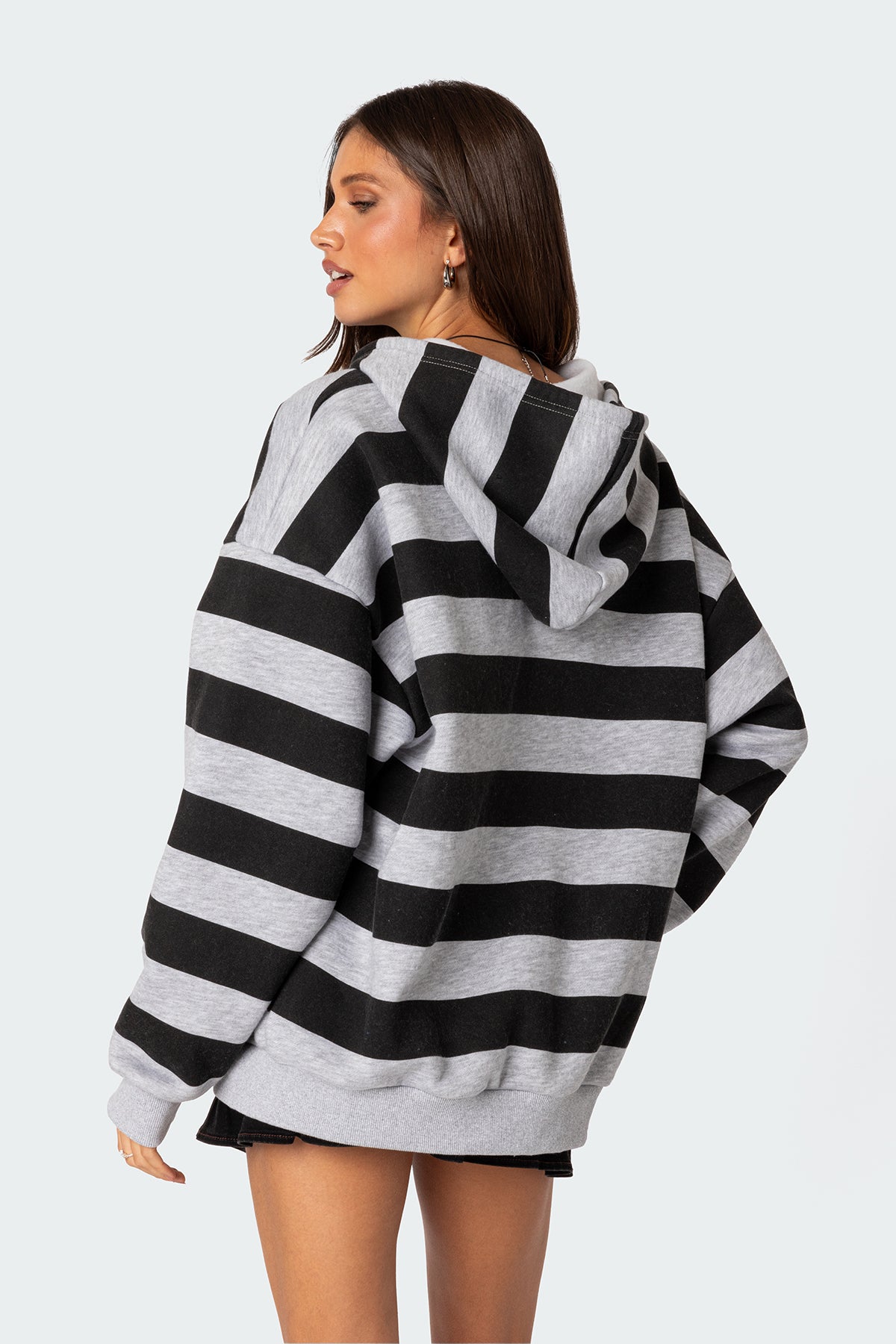 Maritza Oversized Zip Up Hoodie - Image 4