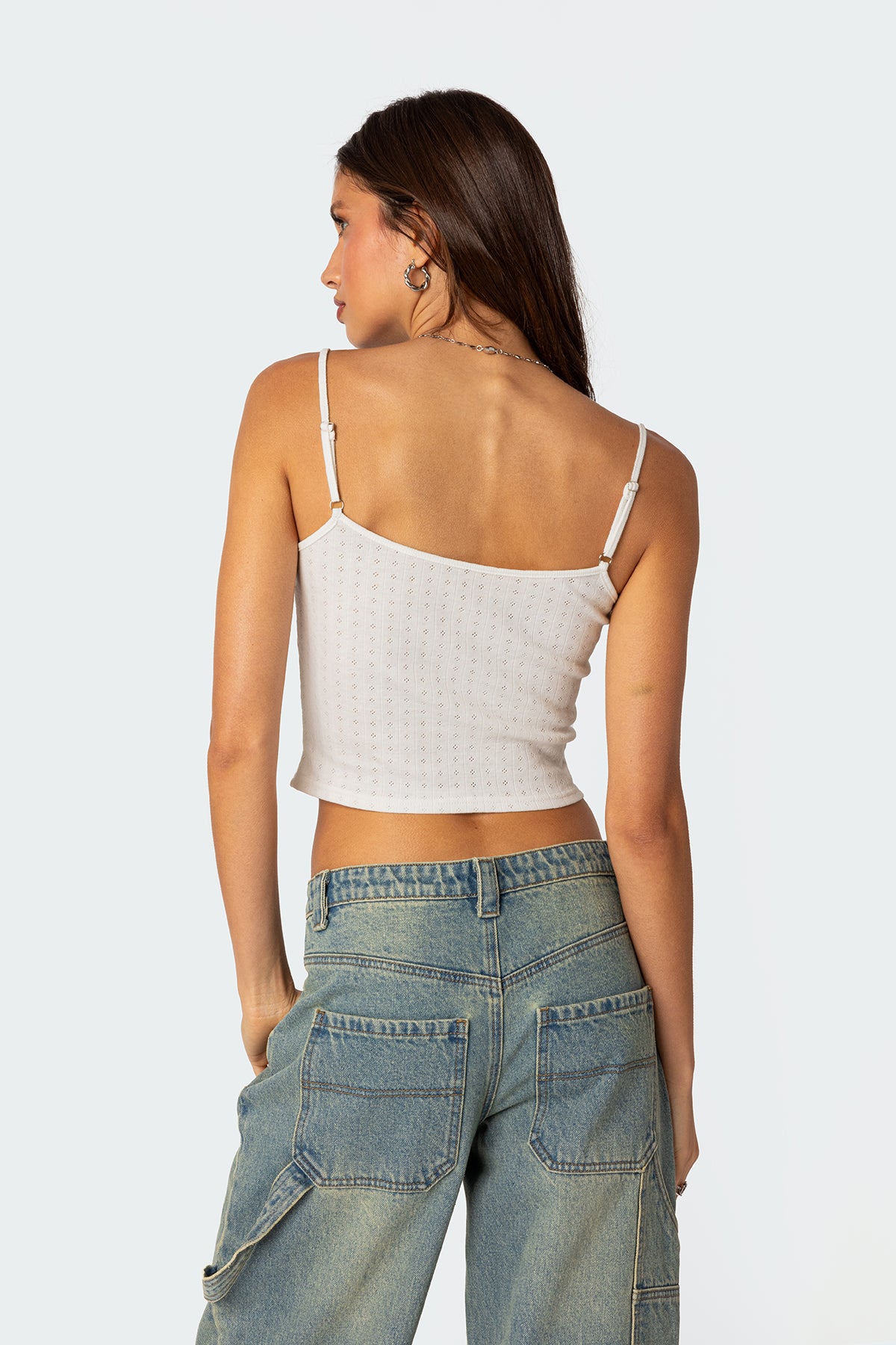 Divine Hearts Pointelle Tank Top - Image 5