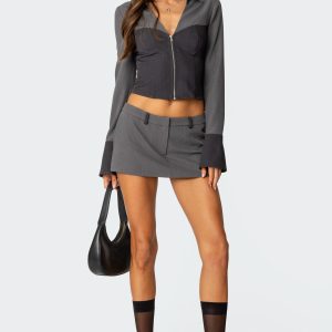 Angela Tailored Mini Skort