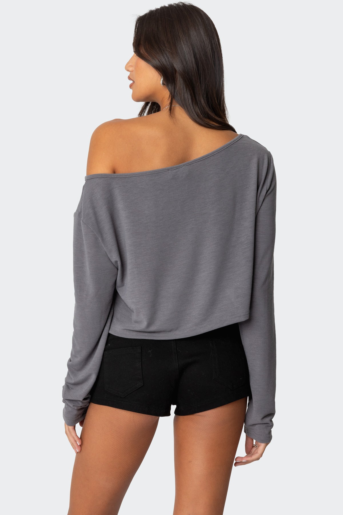 Cropped Off Shoulder Top - Image 5