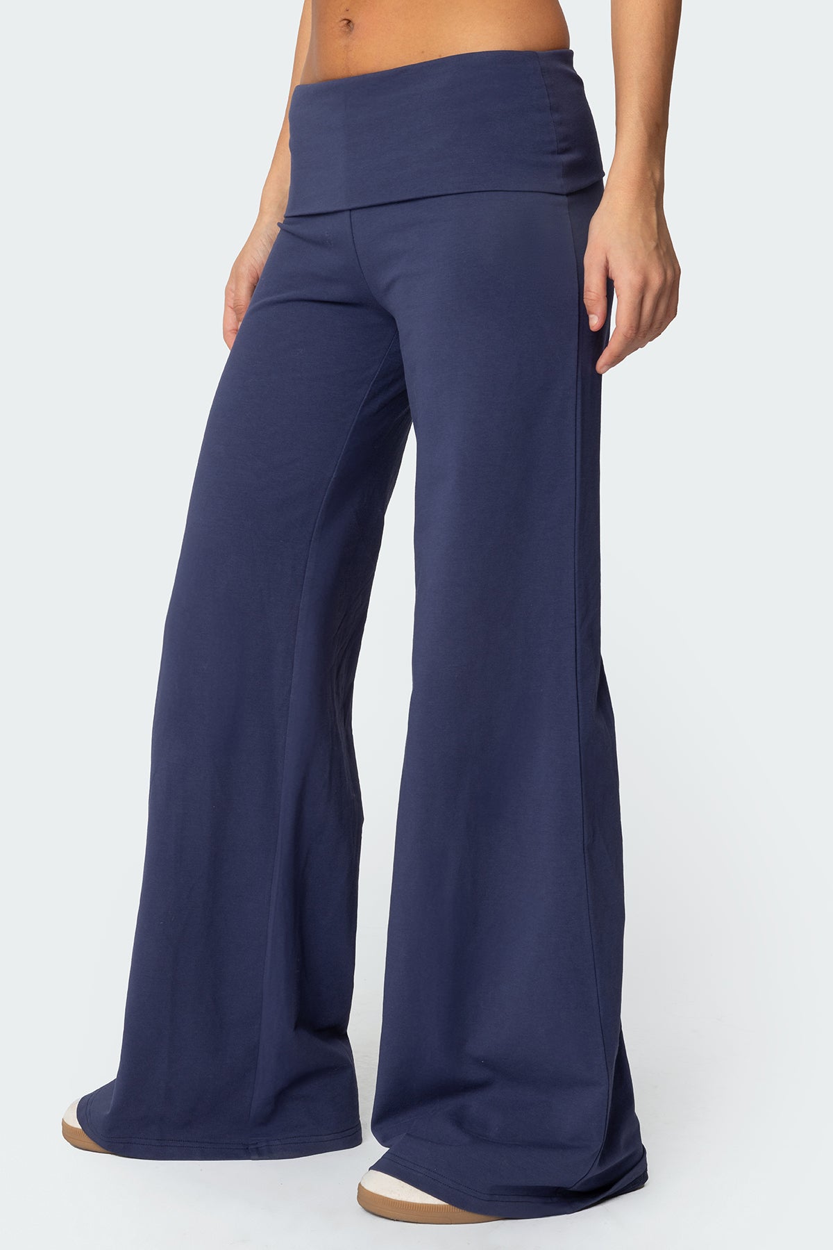 Wide Leg Fold Over Pants - Image 3