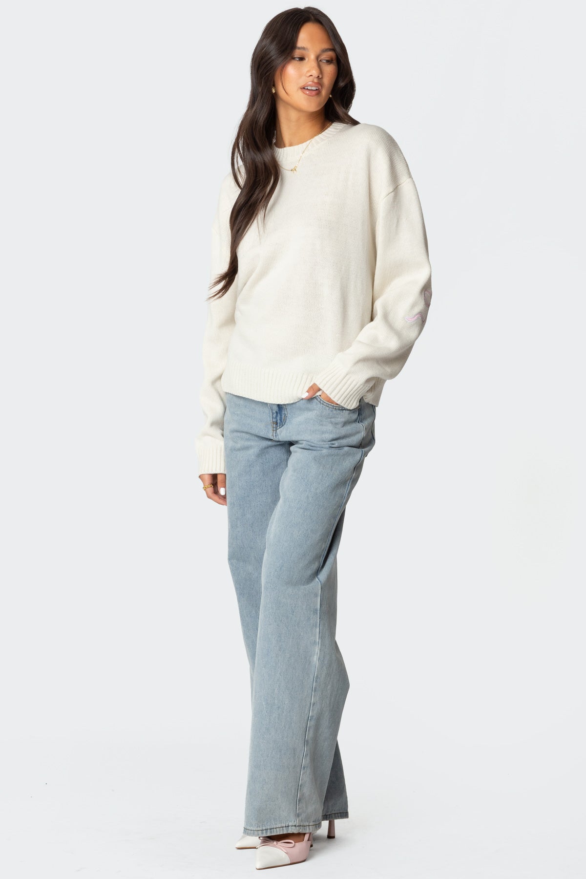 Rutie Bow Patch Sweater - Image 5