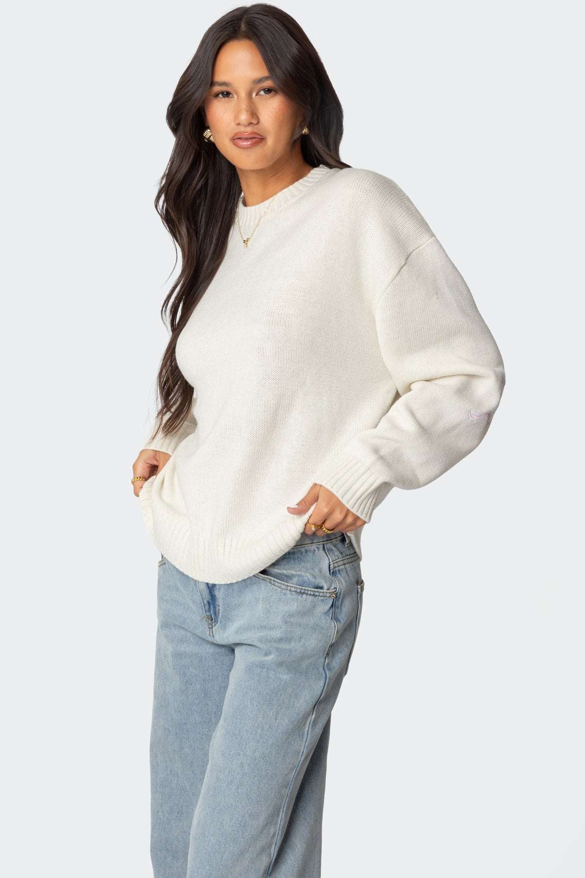 Rutie Bow Patch Sweater - Image 4