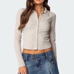 Darin Button Up Top