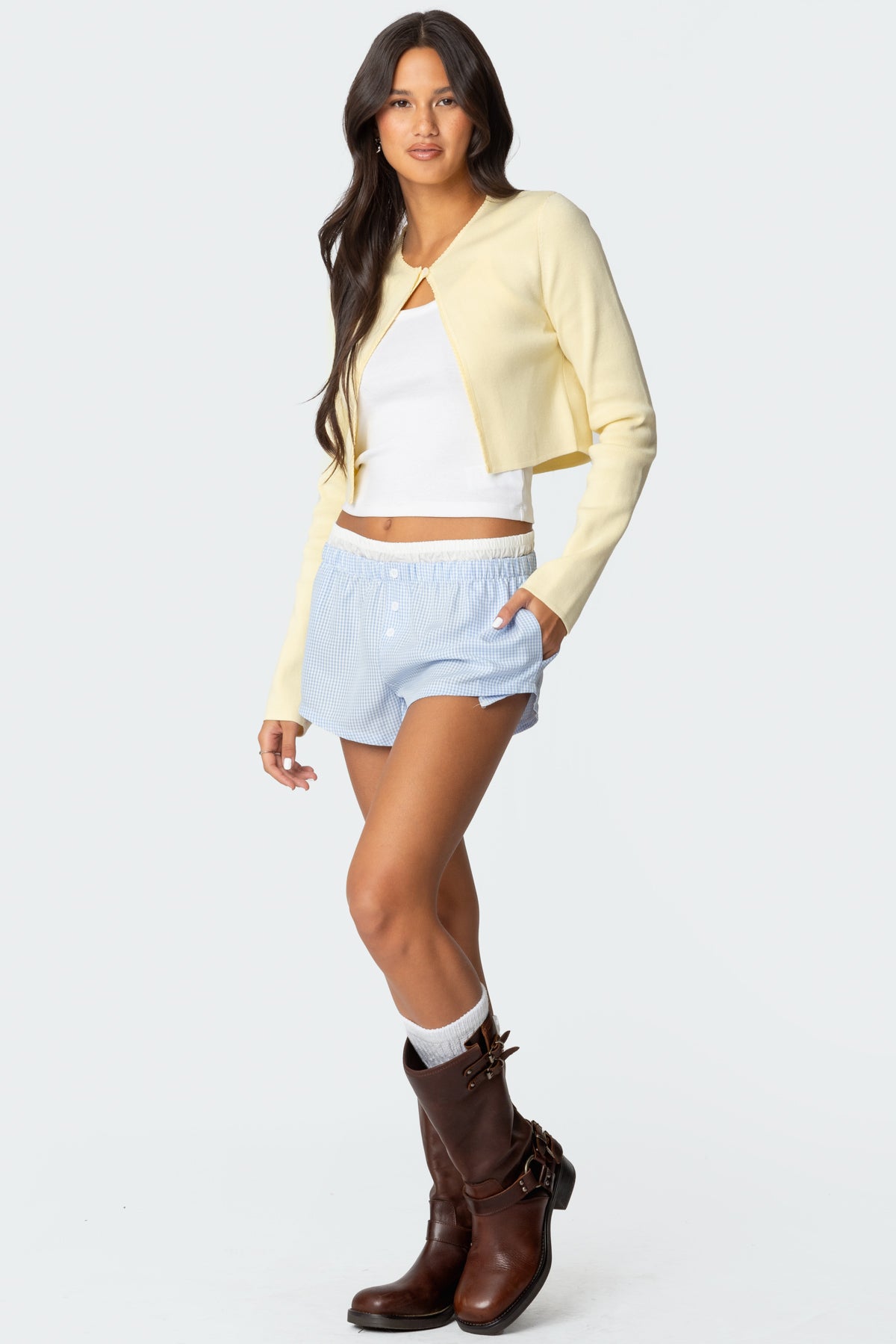 Jayne Split Front Knit Cardigan - Image 4