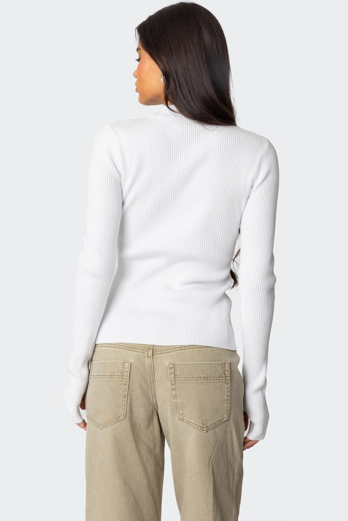 Mirielle Ribbed Knit Cardigan - Image 5