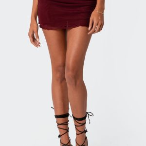 Ariyah Mesh Mini Skirt
