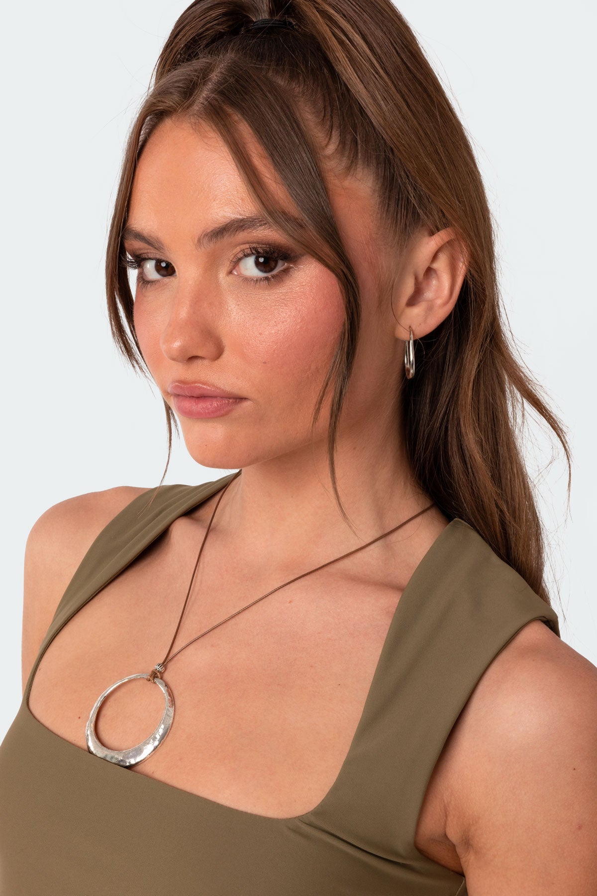 Lasso Pendant Cord Necklace