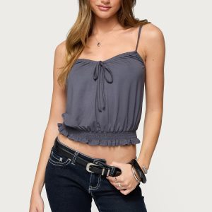 Ripley Tie Front Tank Top