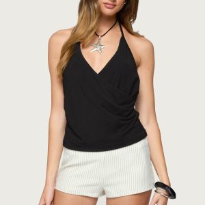 Carmel V Neck Halter Top