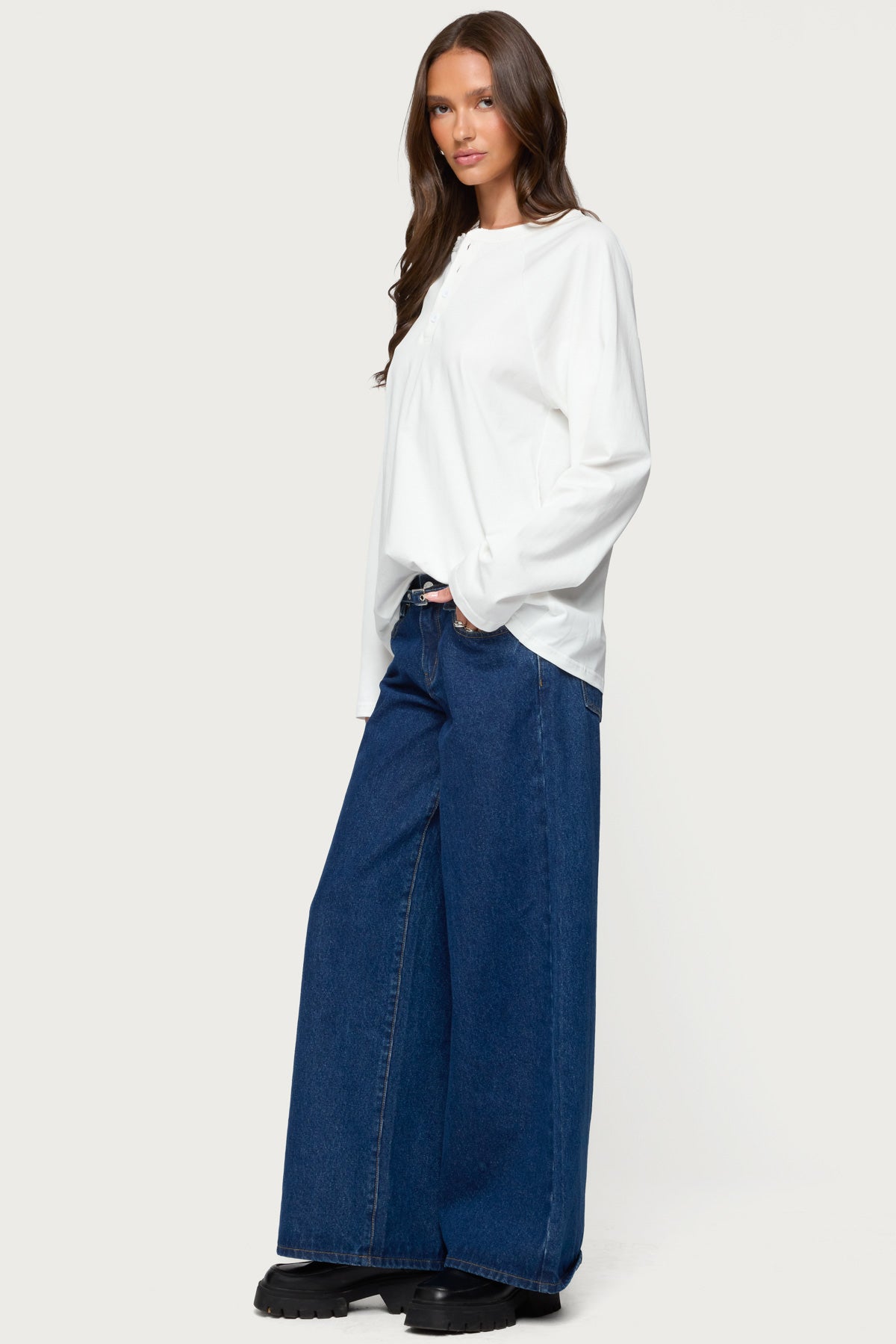 Cyrus Henley Oversized Top - Image 4