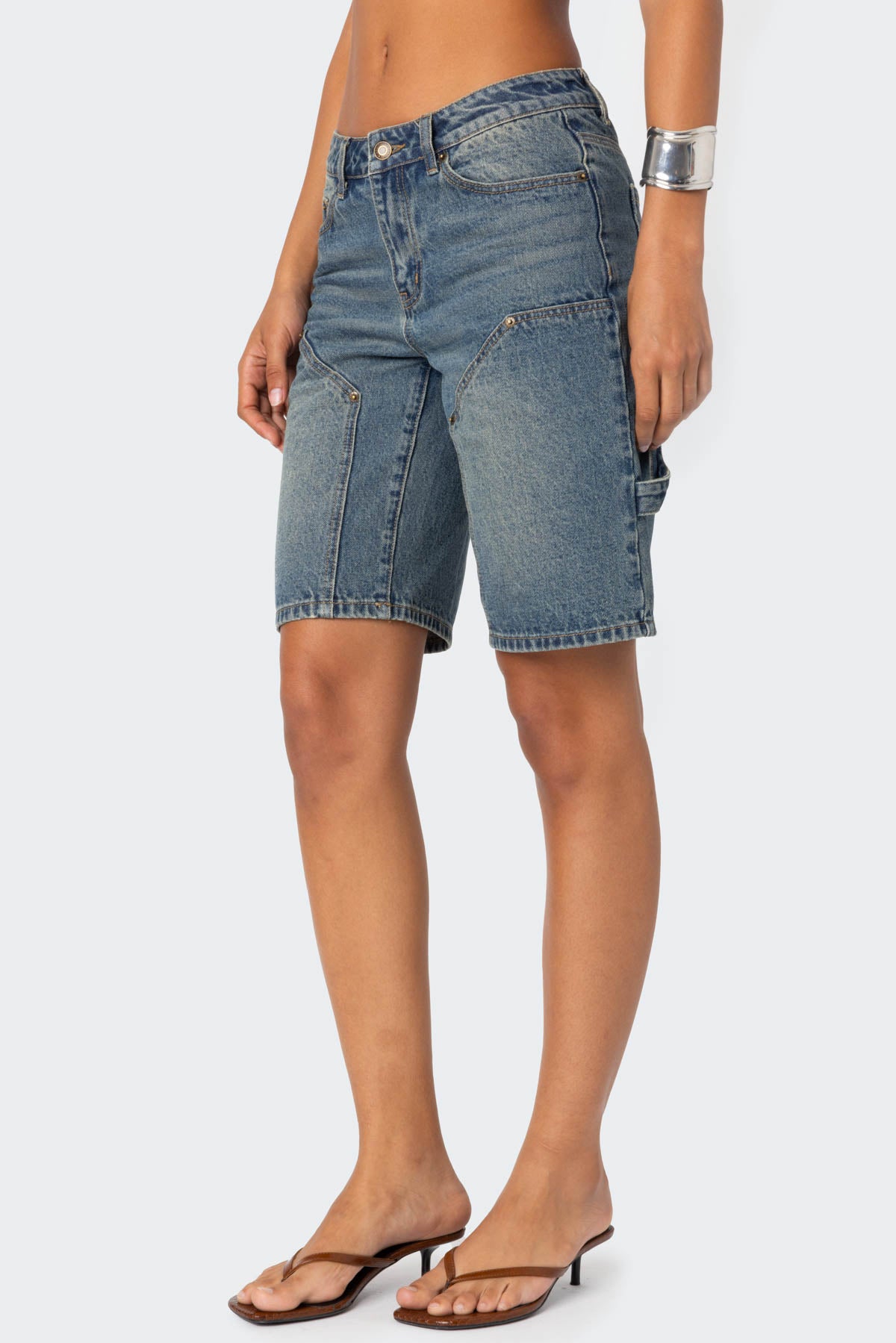 Carpenter Denim Bermuda Shorts - Image 4