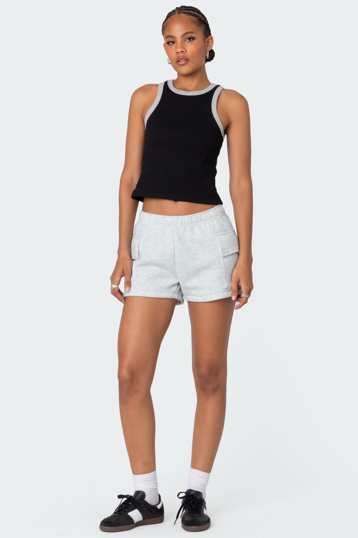 Garnet Cargo Sweat Shorts - Image 3