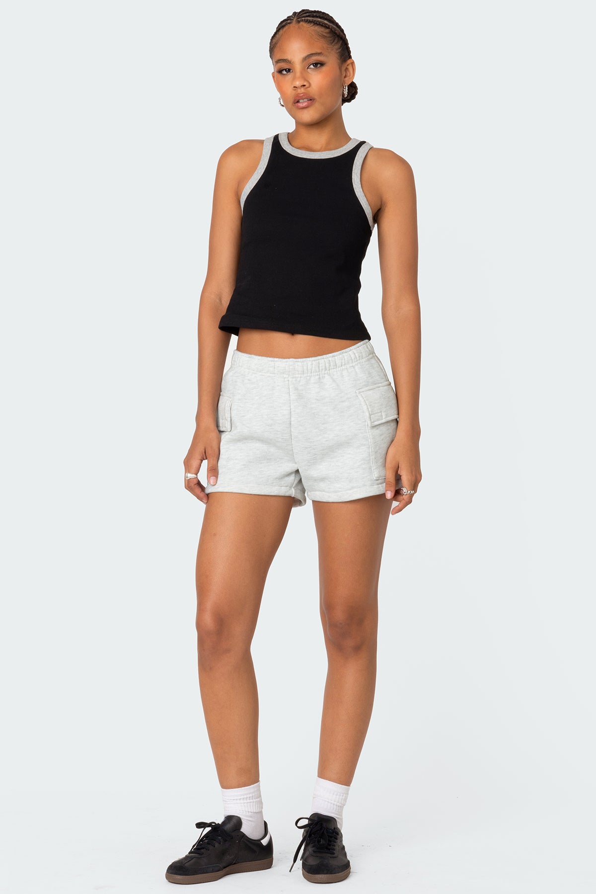 Wes Contrast Ribbed Tank Top - Image 5