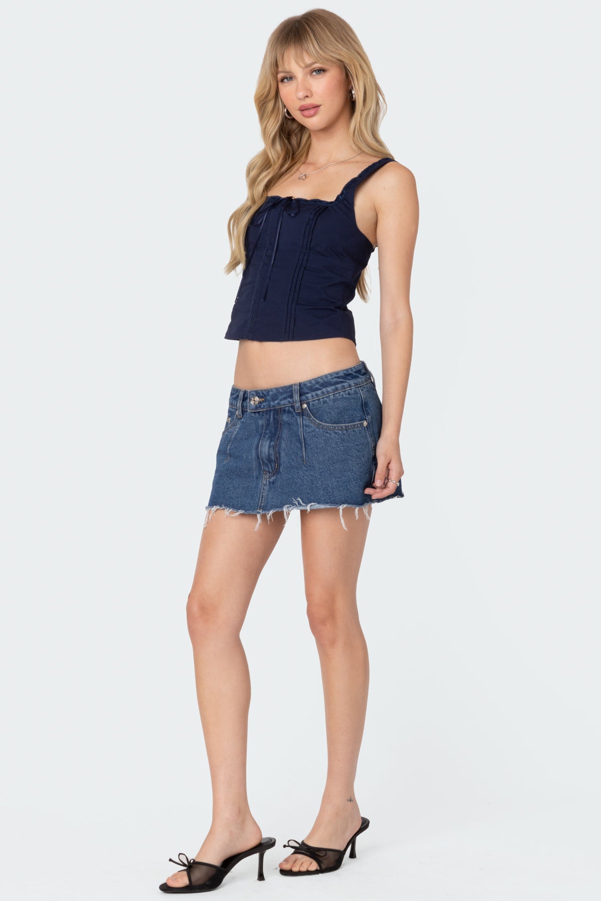 Square Neck Poplin Corset - Image 4