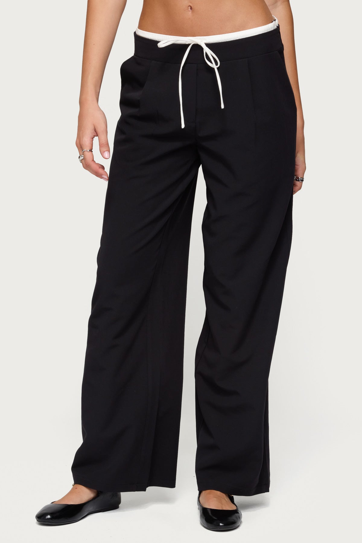 Peekaboo Drawstring Pants - Image 2