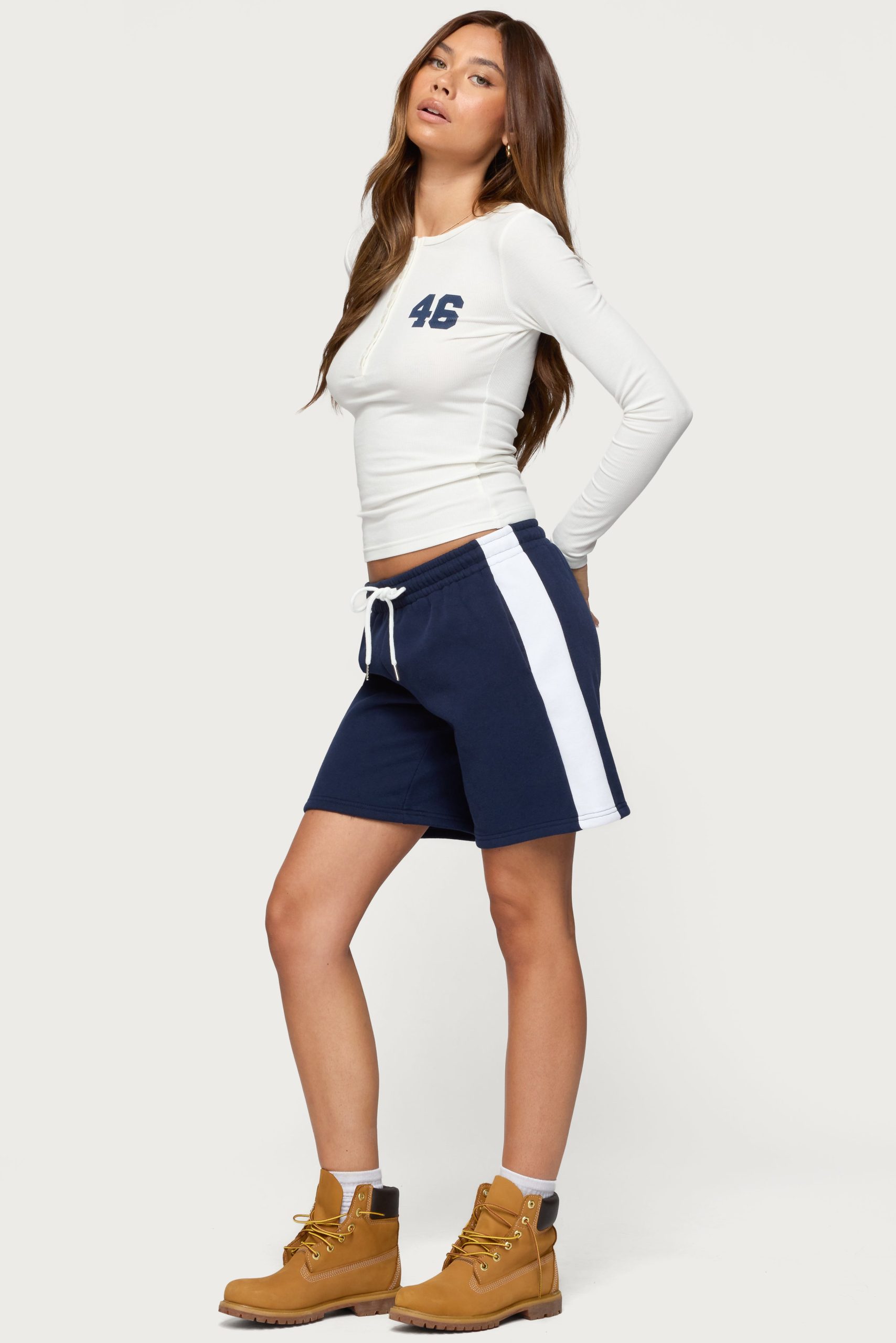 Contrast Nylon Bermuda Shorts - Image 3