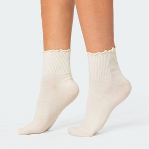 Frilled Hem Socks