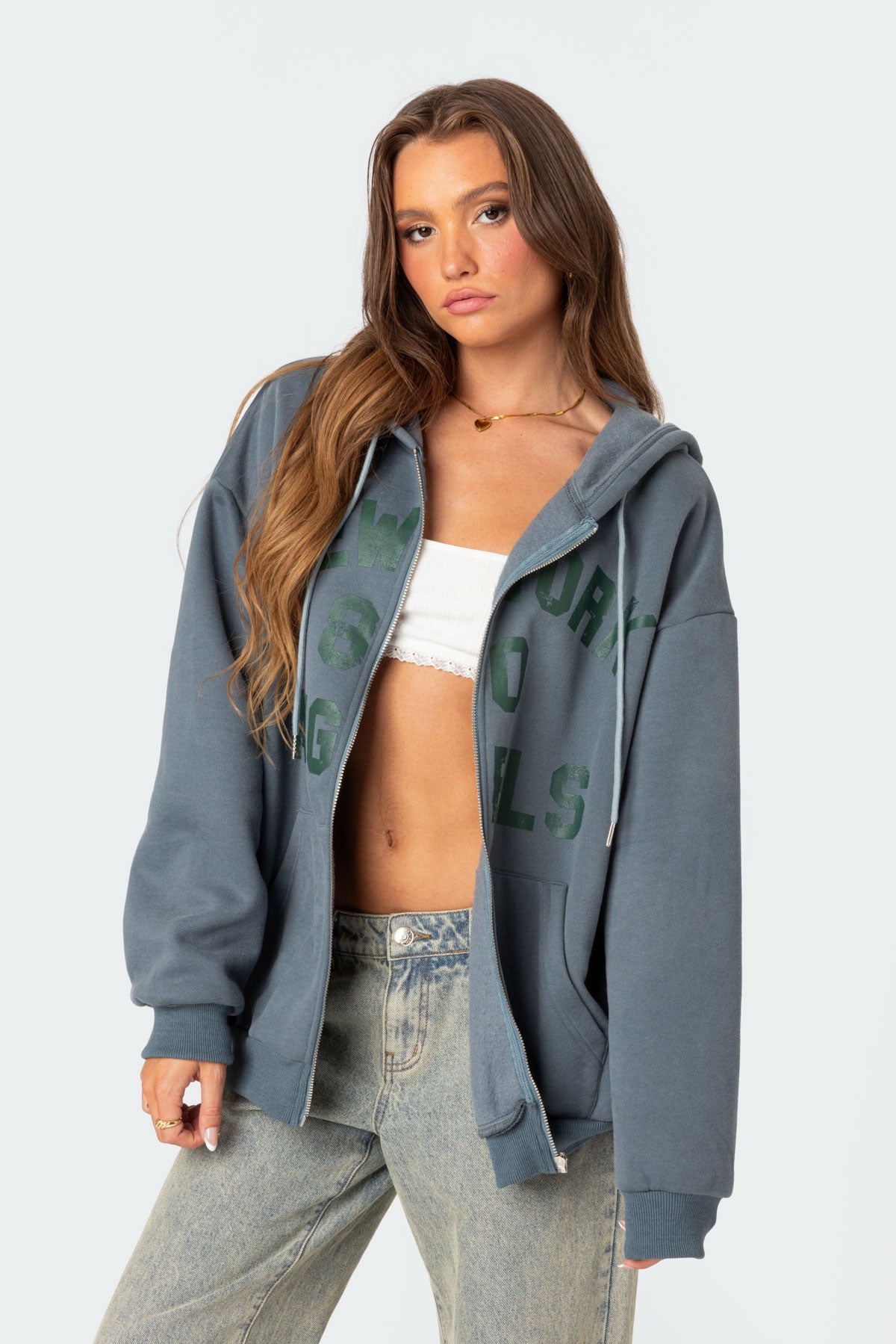 New York Angels Oversized Hoodie - Image 3